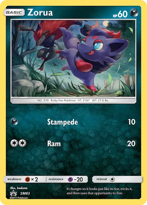 Zorua, SM Black Star Promos SM83