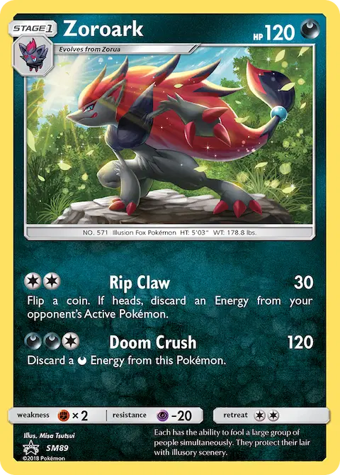 Zoroark, SM Black Star Promos SM89