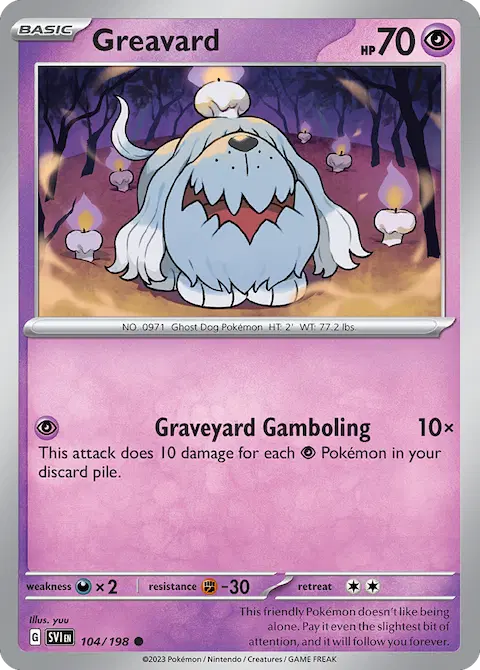 Greavard, Scarlet & Violet 104/198