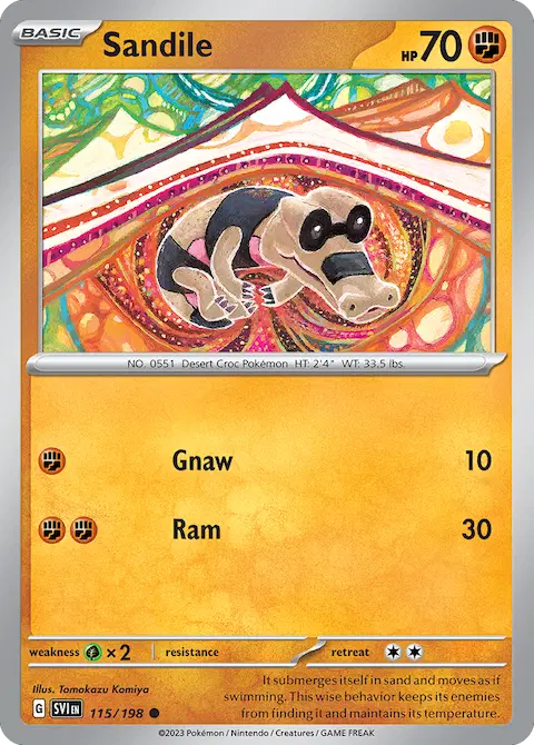 Sandile, Scarlet & Violet 115/198