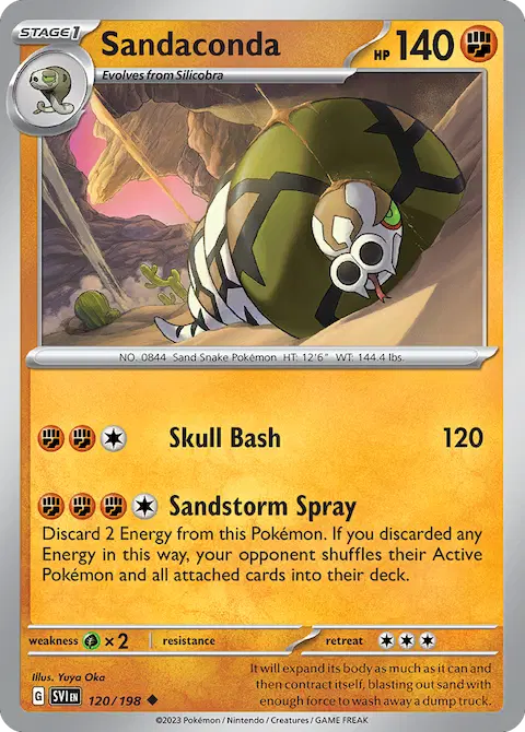 Sandaconda, Scarlet & Violet 120/198