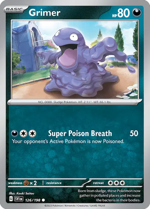 Grimer, Scarlet & Violet 126/198