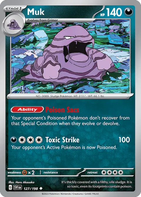 Muk, Scarlet & Violet 127/198