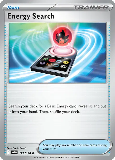 Energy Search, Scarlet & Violet 172/198