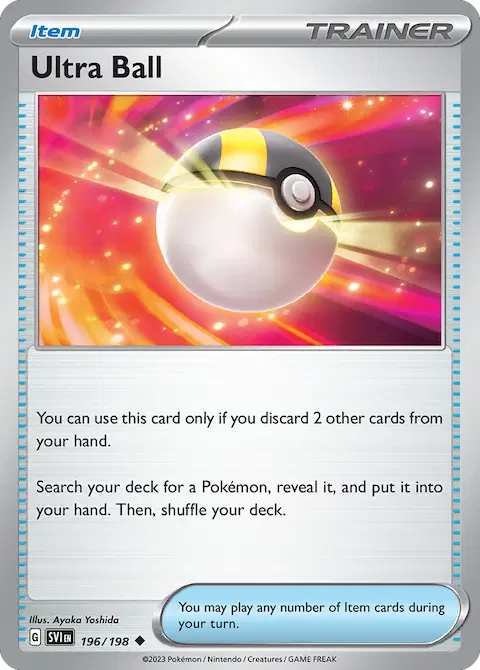 Ultra Ball, Scarlet & Violet 196/198