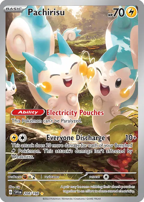Pachirisu, Scarlet & Violet 208/198
