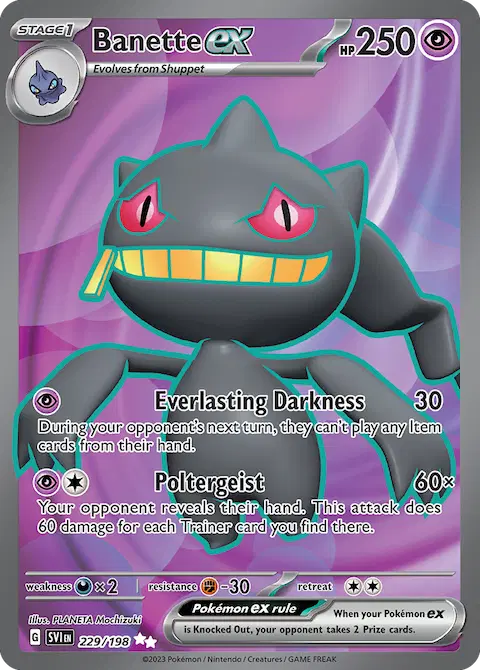 Banette ex, Scarlet & Violet 229/198