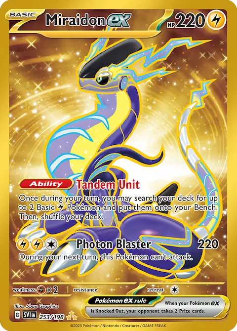 Miraidon ex, Scarlet & Violet 253/198