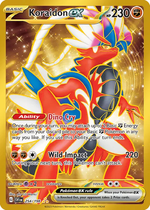 Koraidon ex, Scarlet & Violet 254/198