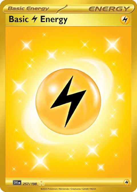 Basic Lightning Energy, Scarlet & Violet 257/198