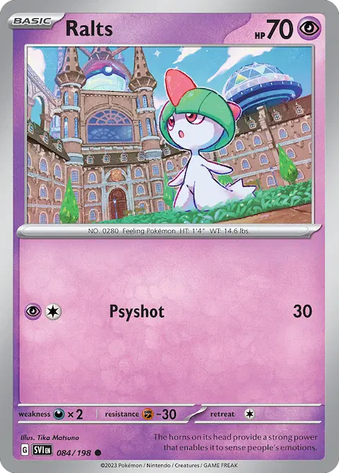Ralts, Scarlet & Violet 084/198