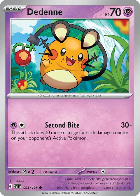 Dedenne, Scarlet & Violet 095/198