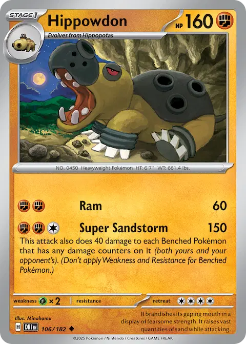 Hippowdon, Destined Rivals 106/182