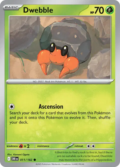 Dwebble, Destined Rivals 011/182