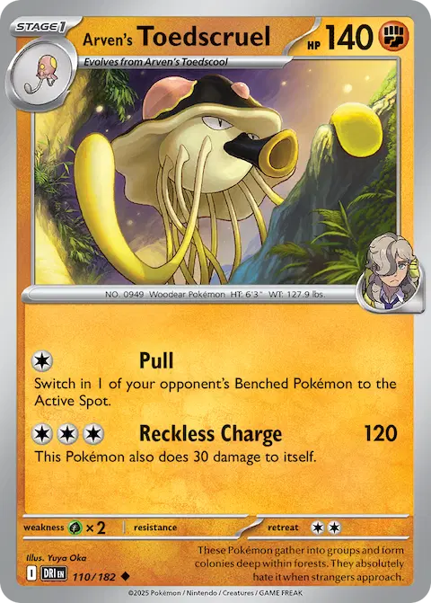 Arven's Toedscruel, Destined Rivals 110/182