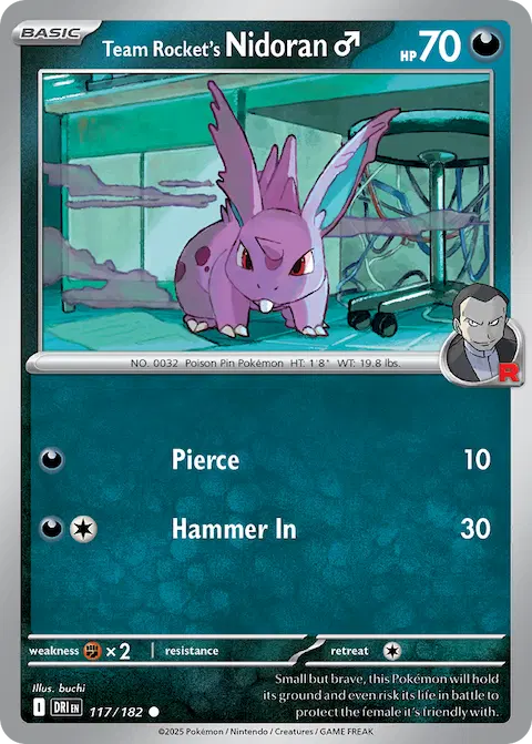 Team Rocket's Nidoran♂, Destined Rivals 117/182
