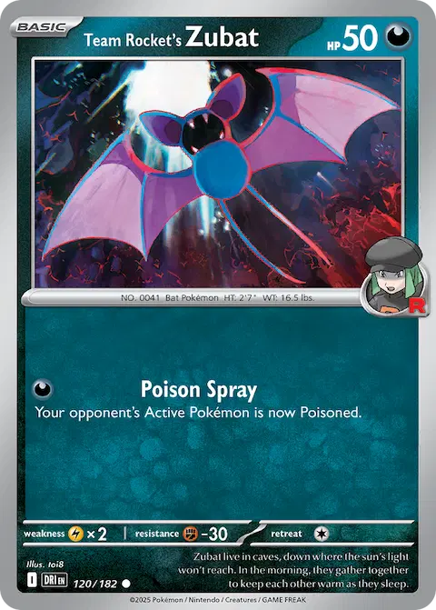 Team Rocket's Zubat, Destined Rivals 120/182