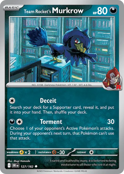 Team Rocket's Murkrow, Destined Rivals 127/182