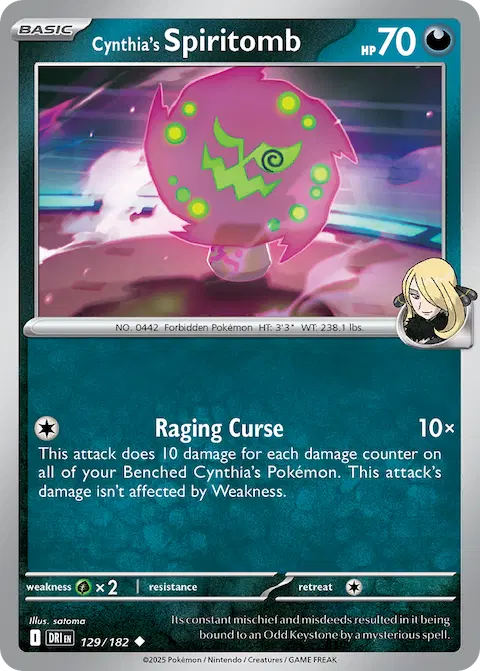 Cynthia's Spiritomb, Destined Rivals 129/182