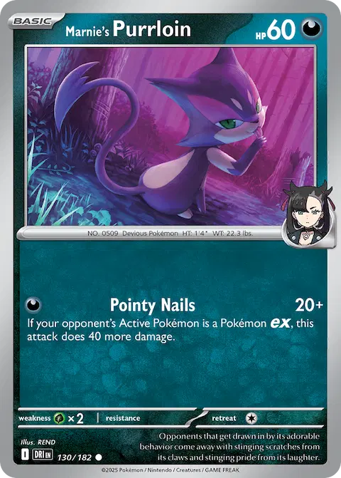 Marnie's Purrloin, Destined Rivals 130/182