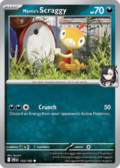 Marnie's Scraggy, Destined Rivals 132/182