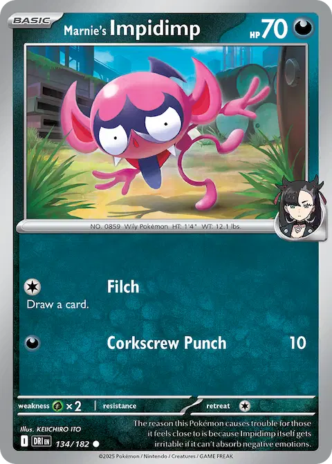 Marnie's Impidimp, Destined Rivals 134/182