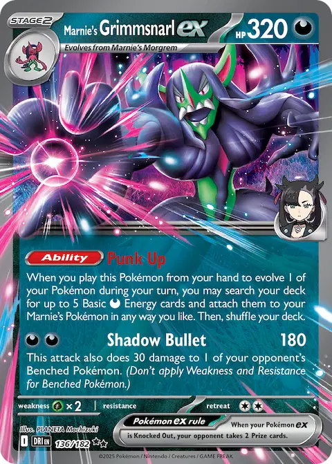 Marnie's Grimmsnarl ex, Destined Rivals 136/182