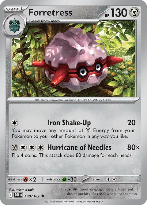Forretress, Destined Rivals 140/182