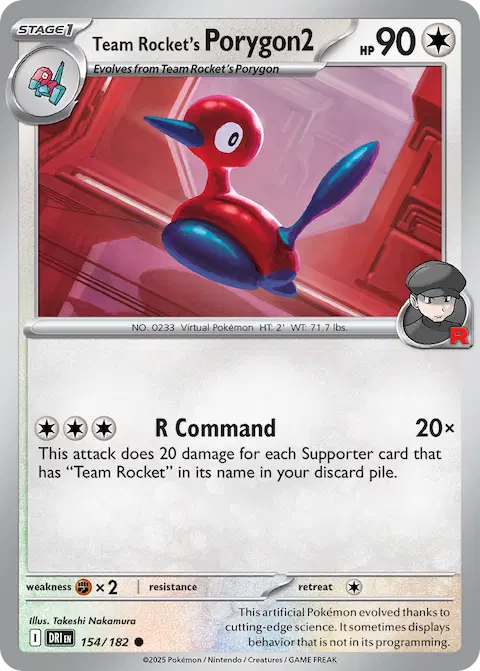 Team Rocket's Porygon2, Destined Rivals 154/182