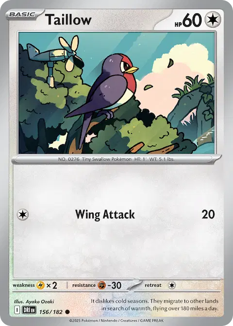 Taillow, Destined Rivals 156/182