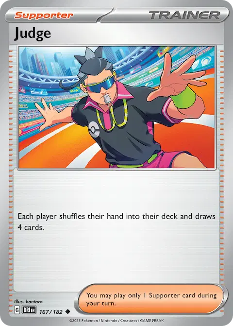 Judge, Destined Rivals 167/182