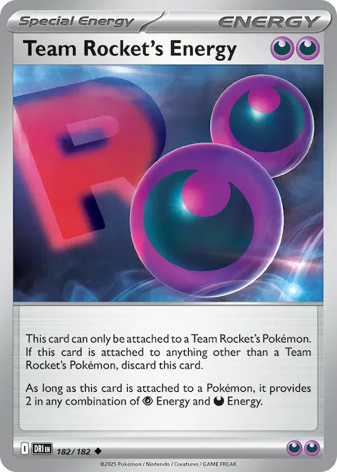 Team Rocket's Energy, Destined Rivals 182/182