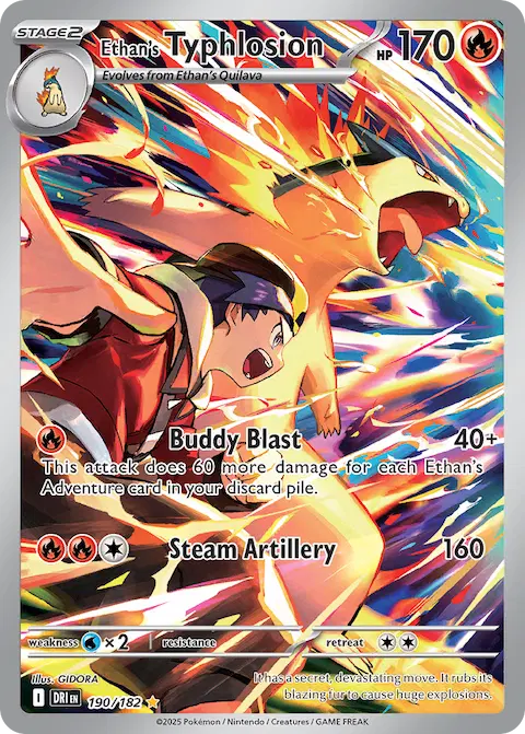 Ethan's Typhlosion, Destined Rivals 190/182