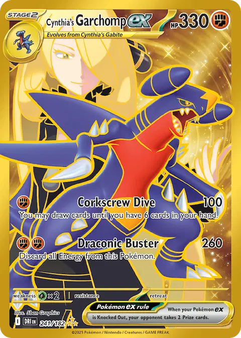 Cynthia's Garchomp ex, Destined Rivals 241/182