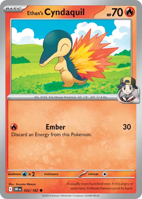 Ethan's Cyndaquil, Destined Rivals 032/182