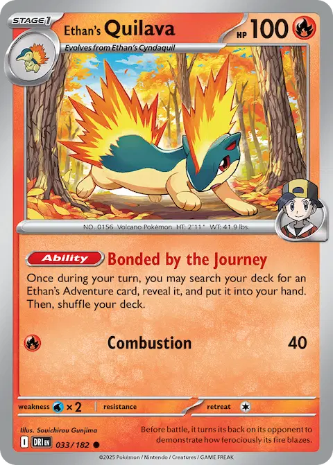 Ethan's Quilava, Destined Rivals 033/182