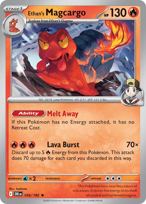 Ethan's Magcargo, Destined Rivals 036/182