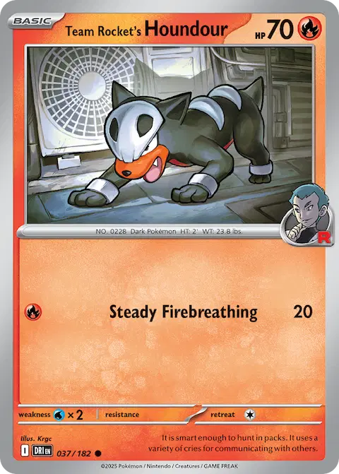 Team Rocket's Houndour, Destined Rivals 037/182
