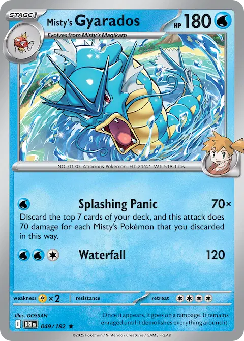 Misty's Gyarados, Destined Rivals 049/182