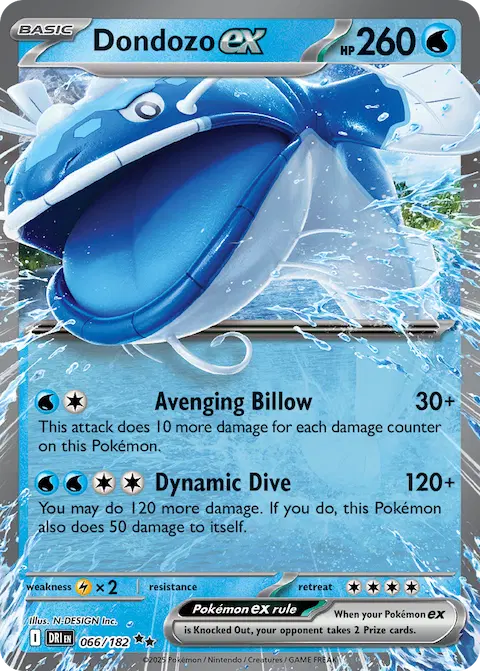 Dondozo ex, Destined Rivals 066/182