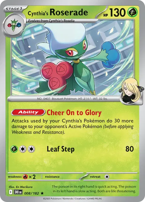 Cynthia's Roserade, Destined Rivals 008/182