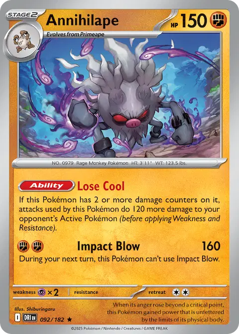 Annihilape, Destined Rivals 092/182