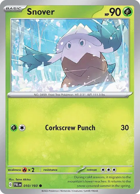 Snover, Paldea Evolved 010/193
