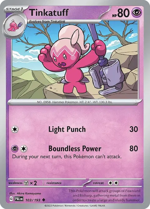 Tinkatuff, Paldea Evolved 103/193
