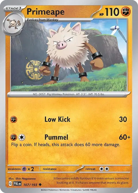 Primeape, Paldea Evolved 107/193