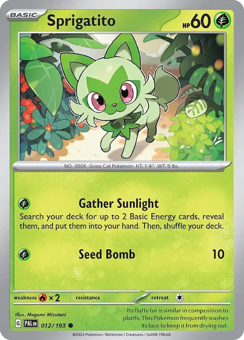 Sprigatito, Paldea Evolved 012/193