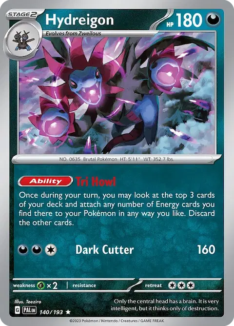 Hydreigon, Paldea Evolved 140/193
