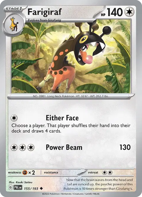 Farigiraf, Paldea Evolved 155/193