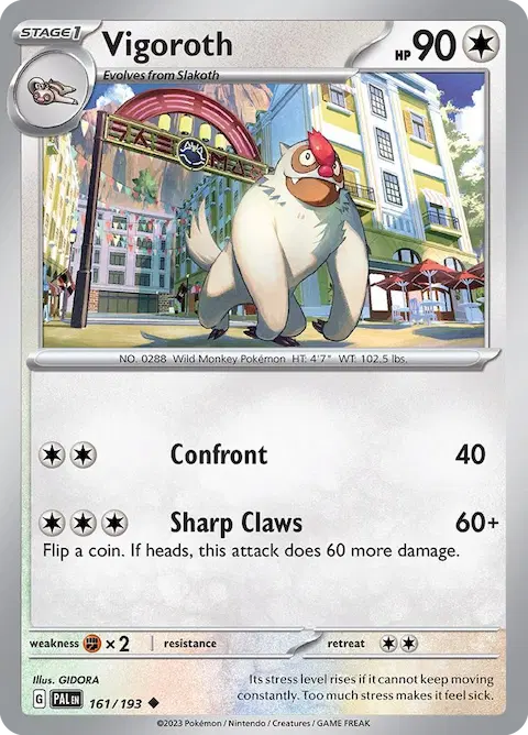 Vigoroth, Paldea Evolved 161/193
