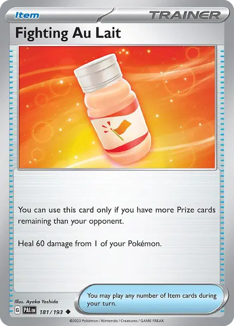 Fighting Au Lait, Paldea Evolved 181/193